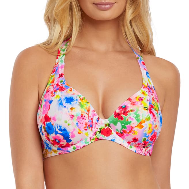 Freya Confetti Endless Summer Uw Banded Halter Bikini Top