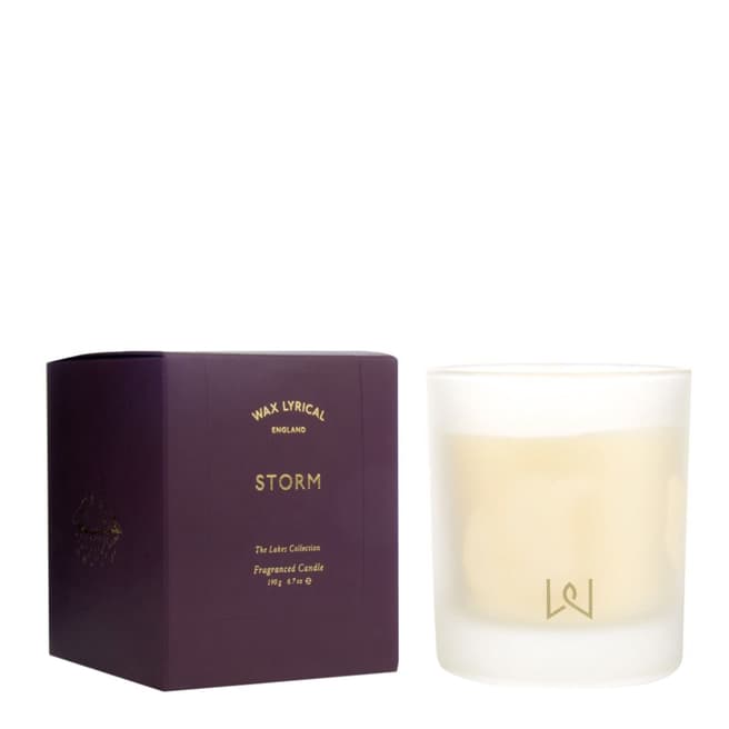 Wax Lyrical Wax Glass Candle Storm, Lakes Collection