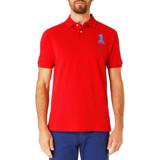 Hackett London Red New Classic Polo Shirt