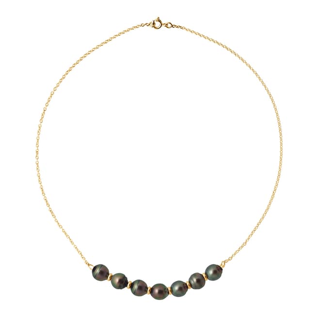Atelier Pearls Tahiti Circled Pearls Necklace 8-9mm