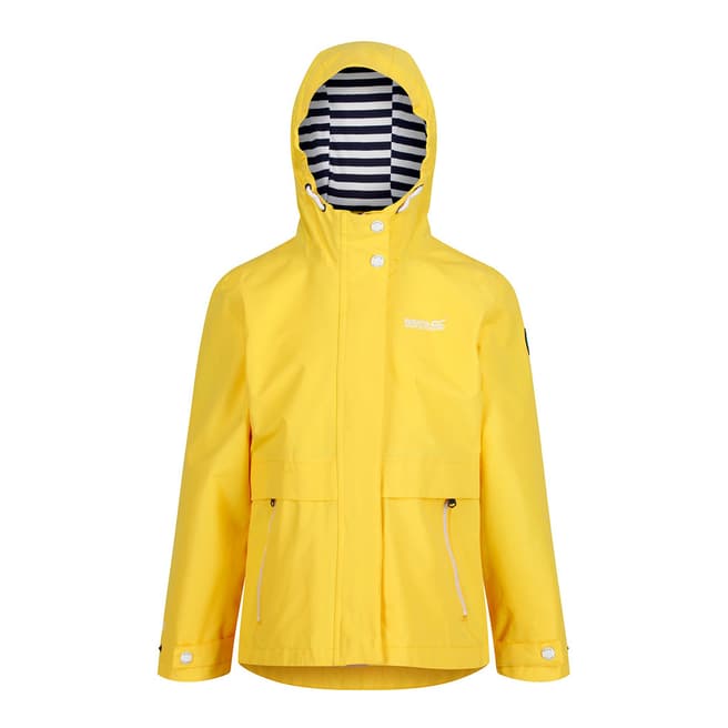 Regatta Kids Yellow Bambalina Waterproof Jacket
