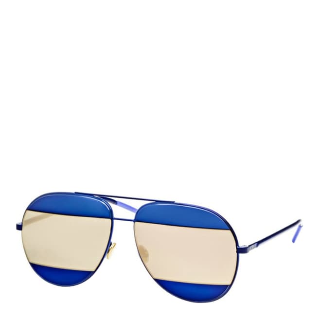 Christian Dior Women's Blue Christian Dior Split Sunglasses 59mm