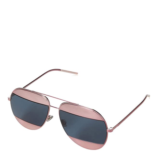 Christian Dior Women's Pink Christian Dior Split Sunglasses 59mm
