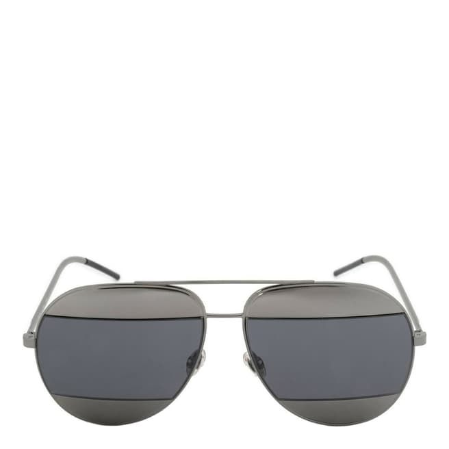 Christian Dior Women's Ruthenium Christian Dior Split Sunglasses 59mm