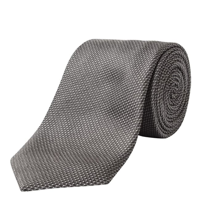 Paul Costelloe Charcoal Classic Silk Tie