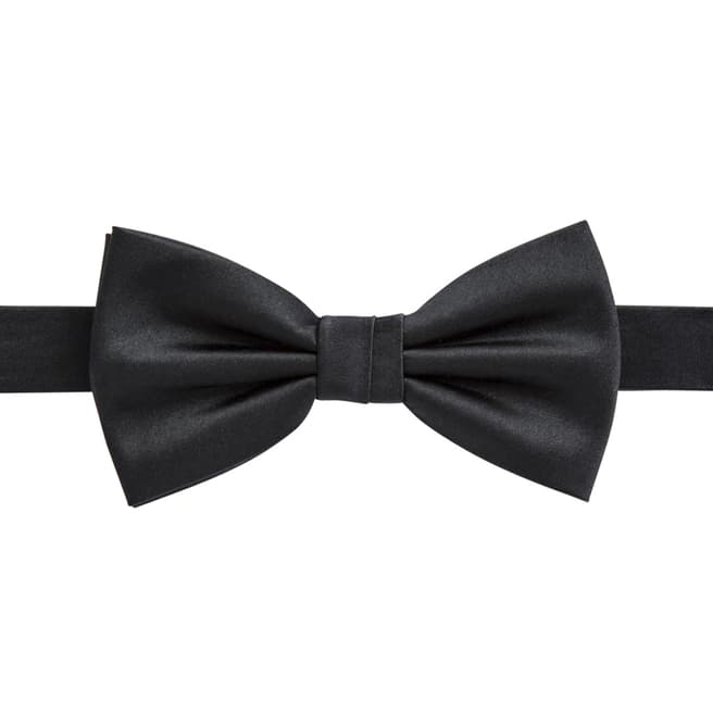 Paul Costelloe Black Silk Self Tie Bow Tie