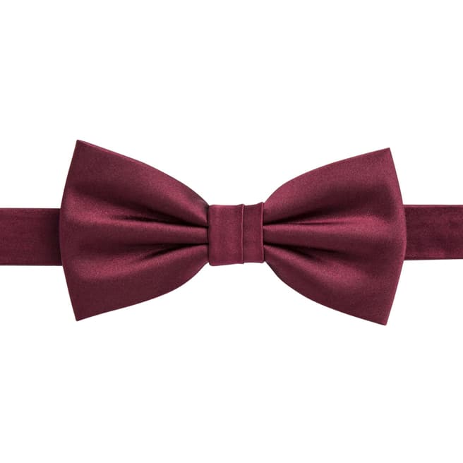 Paul Costelloe Wine Silk Bow Tie