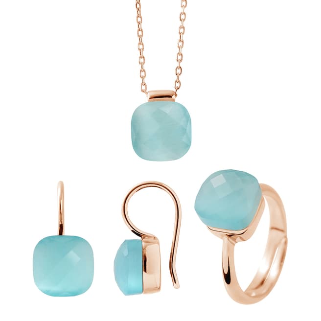 Wish List Turquoise Gem Jewellery Set