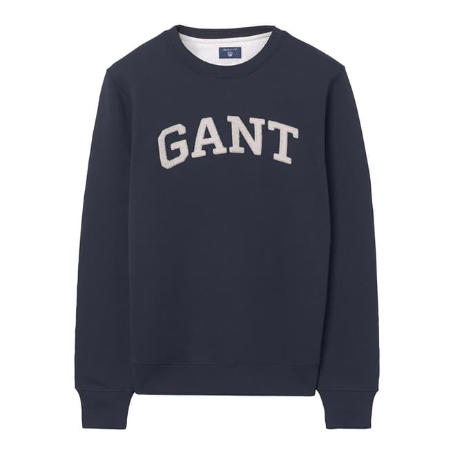 Gant Blue Crew Neck Sweatshirt 