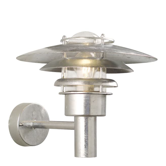 Nordlux Galvanized Steel Outdoor Fan Built-in Light