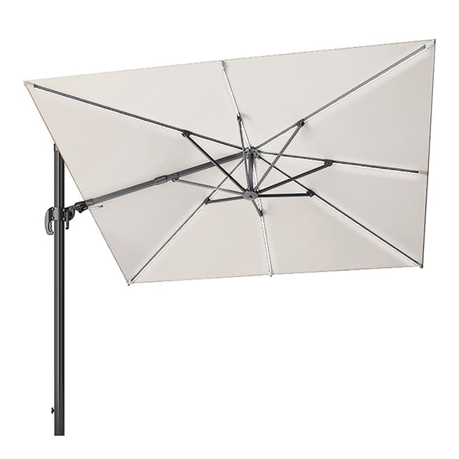 Pacific Glow Challenger T2 3m Square Ivory Parasol