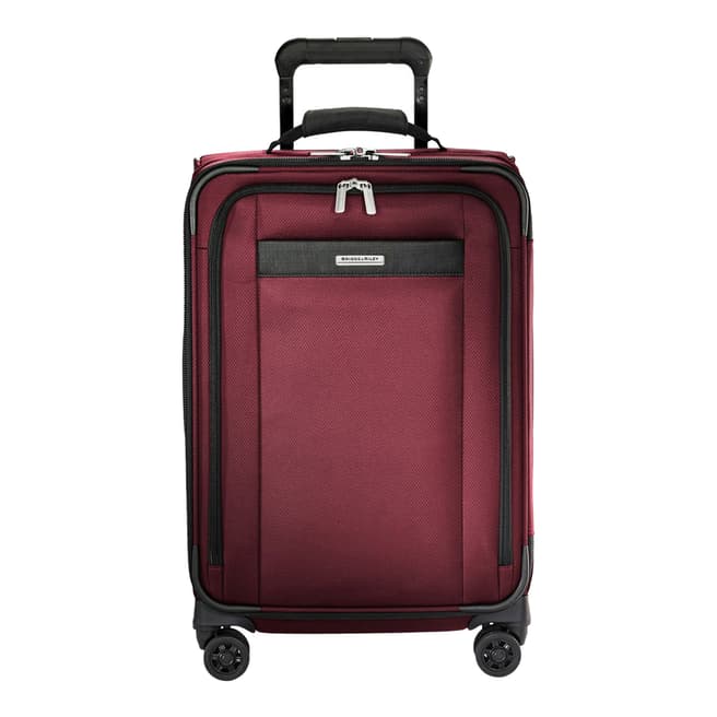 Briggs & Riley Merlot Tall Carry-On Expandable Spinner