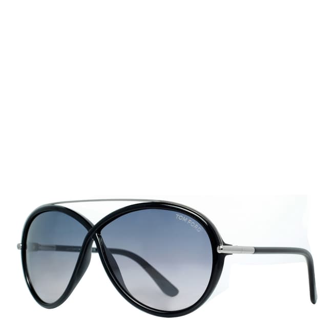 Tom Ford Womens Black/Grey Butterfly Sunglasses 64mm