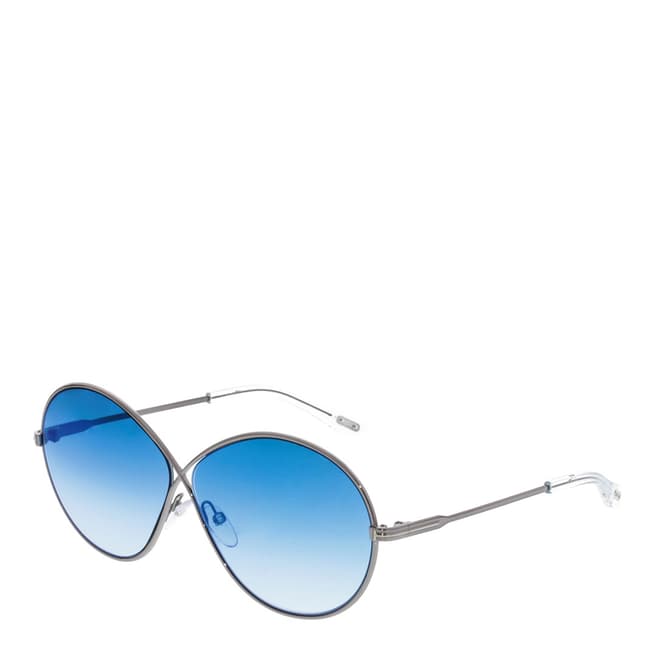 Tom Ford Womens Silver/Blue Tom Ford Sunglasses 64mm