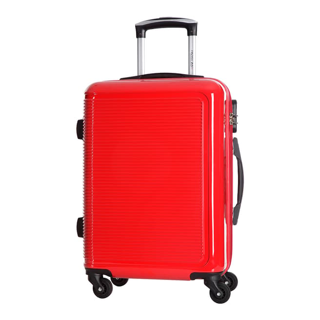 Travel One Red 4 Wheel Maryhill Suitcase 68cm
