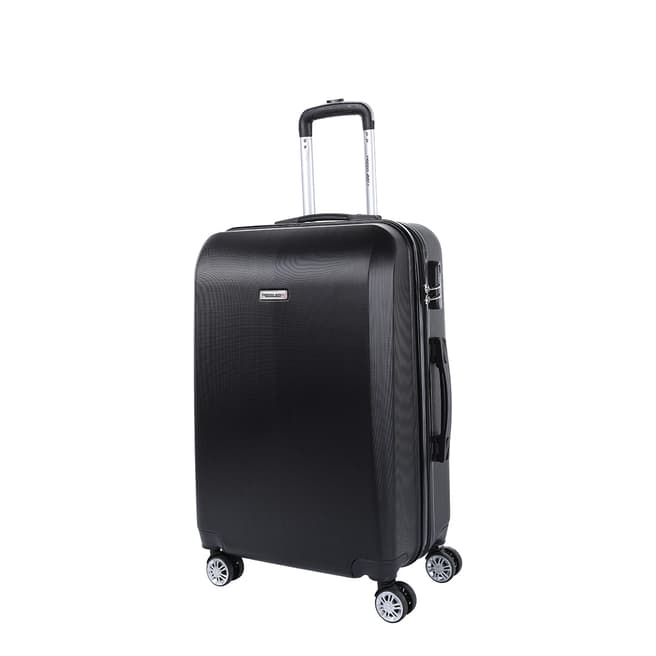 Travel One Black 8 Wheel Walton Suitcase 56cm