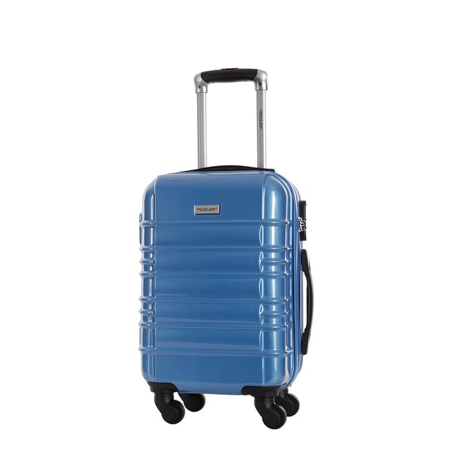 Travel One Blue 4 Wheel Princeton Suitcase 45cm