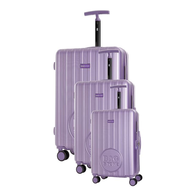 Bagstone Violet 8 Wheel Lucky Suitcase 60cm