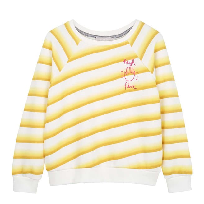 Mint Velvet Yellow High Five Sweatshirt