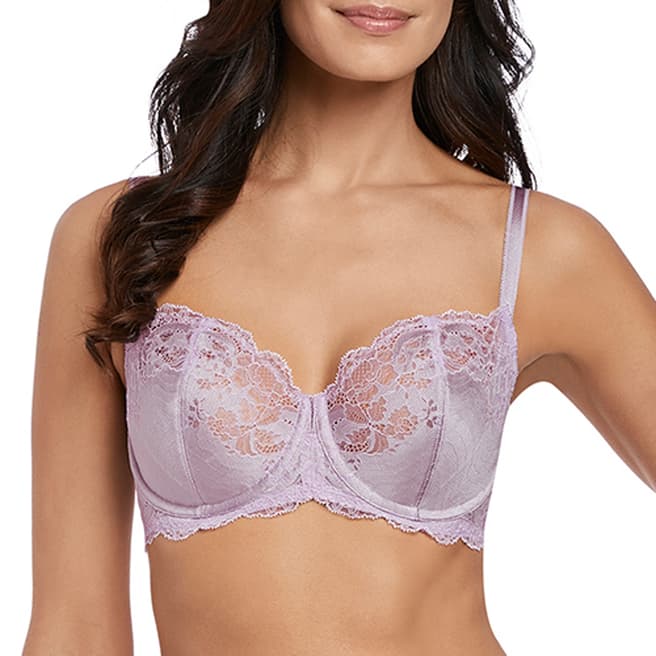 Wacoal Lilac Marble / Pastel Lilac Lace Affair Underwire Bra
