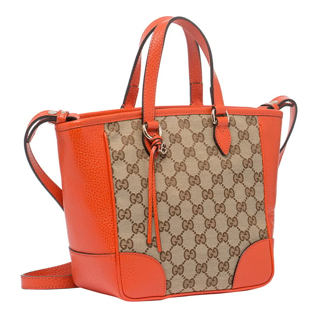 Gucci Orange Gucci Monogram Tote Bag