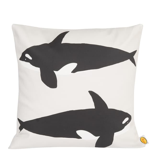 Anorak Two Orcas Cotton Cushion