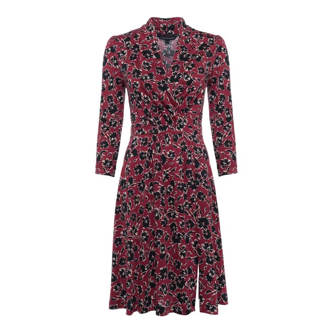French Connection Red Aubi Meadow Dress