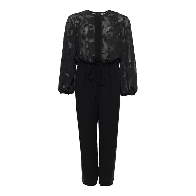 French Connection Black Bessie Jumpsuit