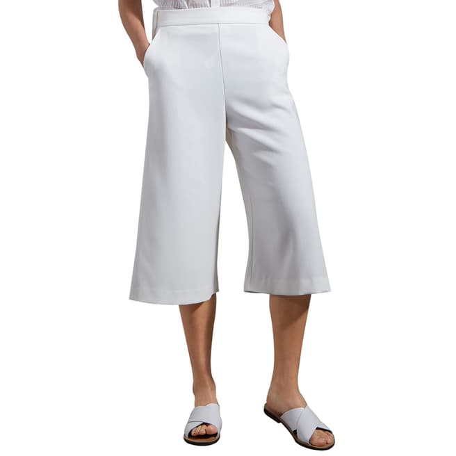 French Connection White Wisper Ruth Culottes
