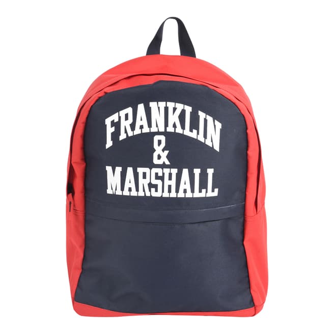 Franklin & Marshall Franklin Blocked Back Pack Navy Blazer One Size