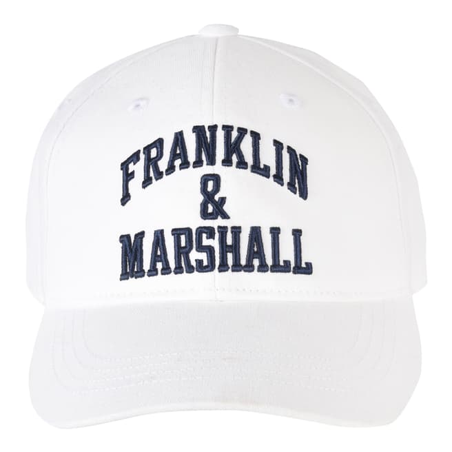Franklin & Marshall Bright White Franklin Logo Cap