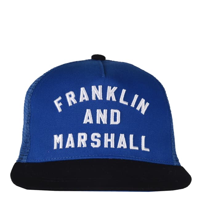 Franklin & Marshall Victoria Blue F&M Trucker Cap