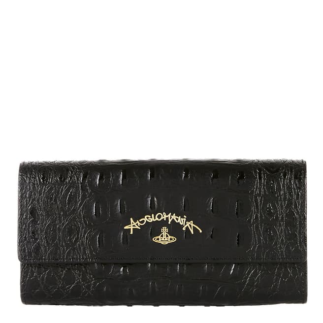 Vivienne Westwood Black Anglomania Long Wallet