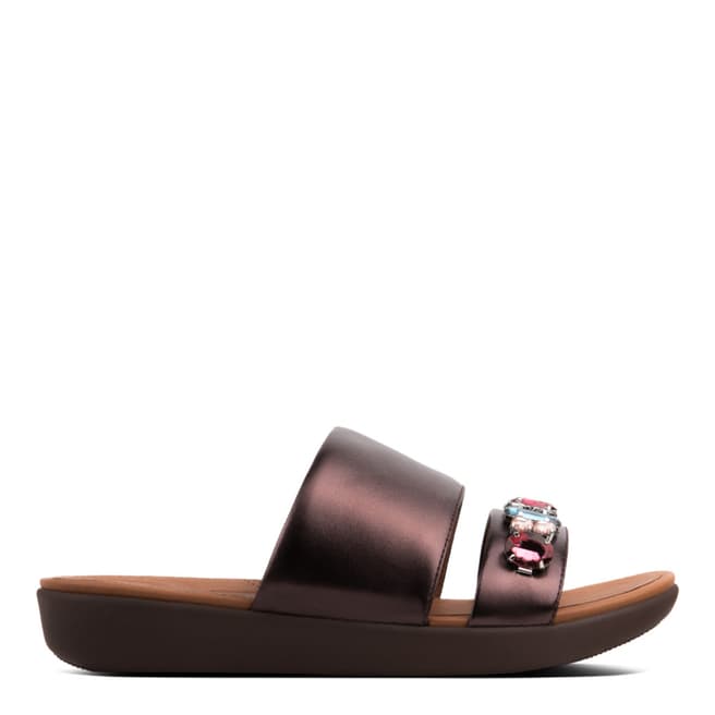FitFlop Berry Delta Bejewelled Slide Sandal