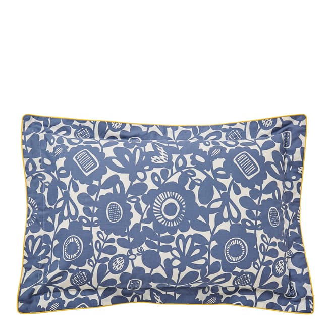 Scion Kukkia Oxford Pillowcase, Ink/Charcoal