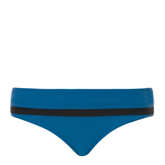 Curvy Kate Blue Rock The Pool Foldover Brief
