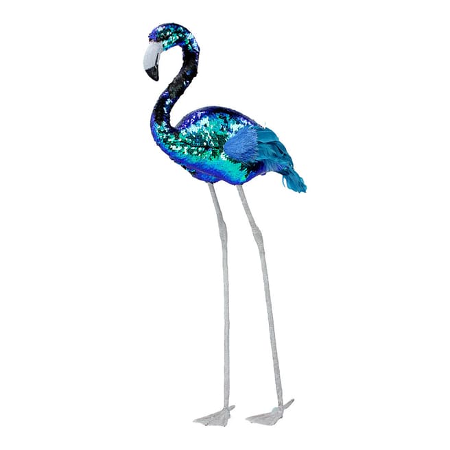 Gisela Graham Peacock Flamingo Large Ornament