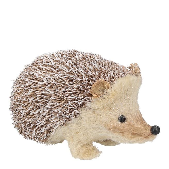 Gisela Graham Snowy Bristle Hedgehog Large Ornament