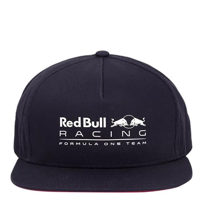 Red Bull Racing Navy Logo Flat Brim Cap