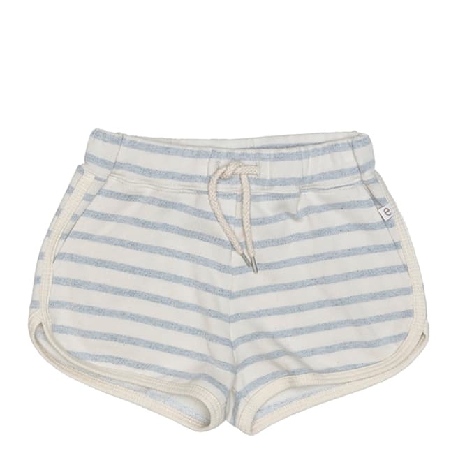 Ebbe Blue Fog Stripe Ginger Sweat Shorts