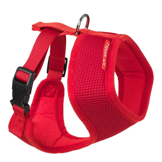 House Of Paws Red Small Memory Foam Harness