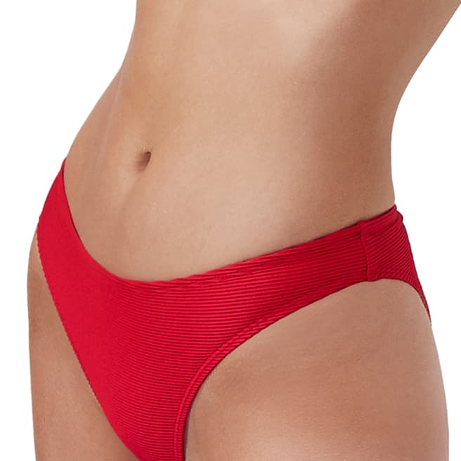 French Connection Red Ottoman Classic Brief