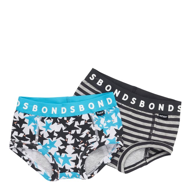 Bonds Grey/Blue Oopsytail Underwear Set