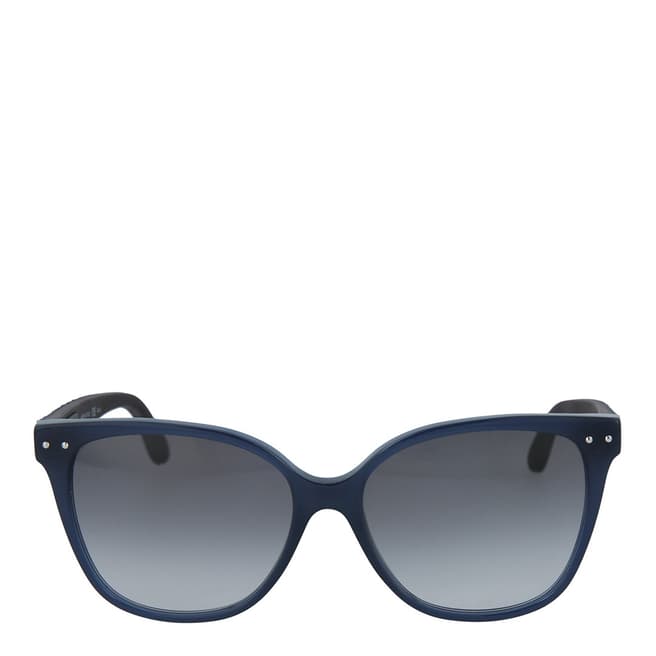 Bottega Veneta Womens Navy Bottega Veneta Square Sunglasses 55mm