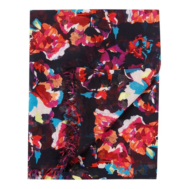 Pure Collection Summer Floral Ultra Soft Printed Scarf