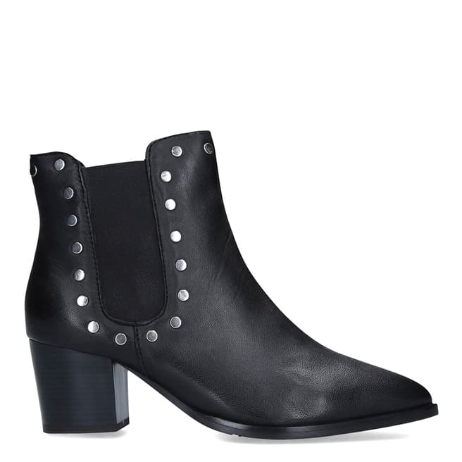 Carvela Black Leather Scandelous Ankle Boots