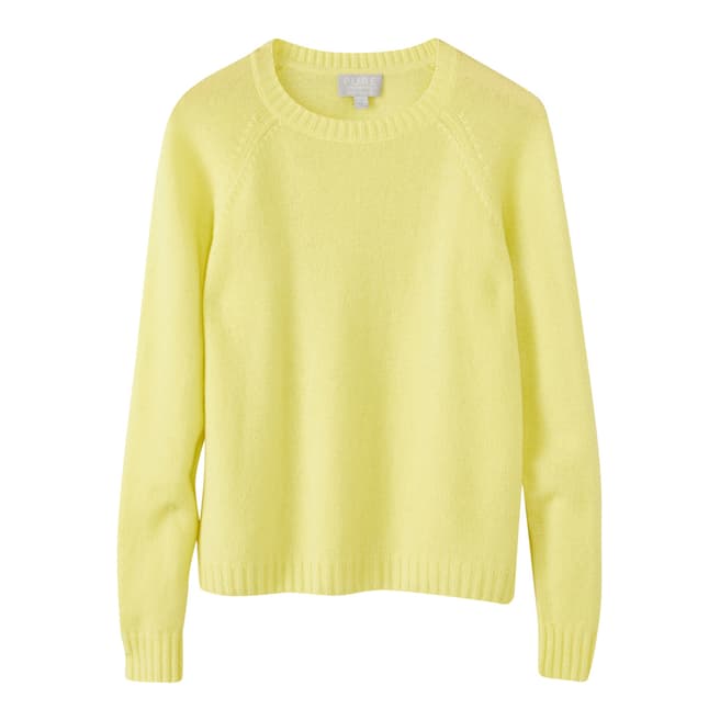 Pure Collection Yellow Cashmere Lofty Sweatshirt