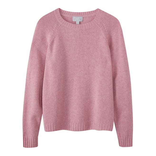 Pure Collection Pink Cashmere Lofty Jumper