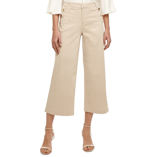Phase Eight Stone Madi Button Crop Trouser