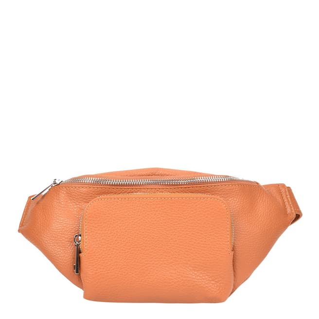 Renata Corsi Cognac Leather Waist Bag